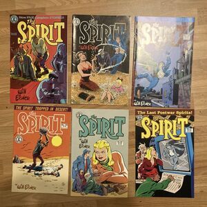 The Spirit: Assorted Comic Book Set of 6. Kitchen Sink Comix, (1980s & 90s)